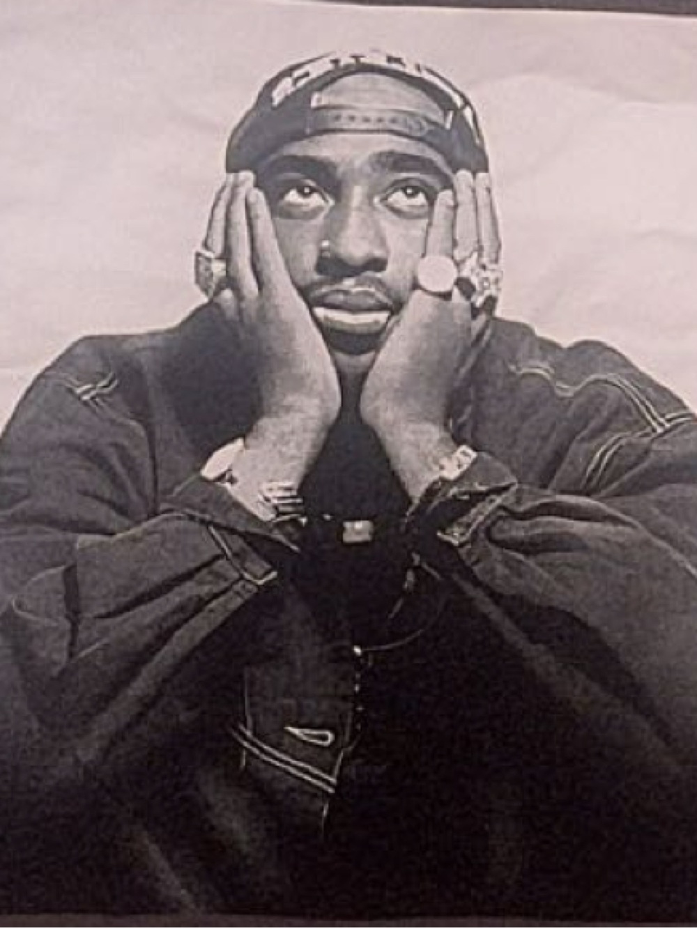 Charcoal Tee Tupac Graphic Unisex - Size XL
